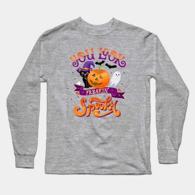 Spooky Long Sleeve T-Shirt by CalliLetters